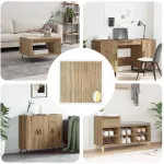 Copertă autocolantă pentru șuruburi 12 pcs Stejar Artizanal GartenMobel Dekor