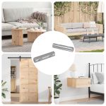 Nucă 2 pcs Zincat 60 x 12 mm Fier GartenMobel Dekor