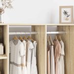 Șină pentru dressing 2 pcs Argintiu 764 x 15 x 29 mm GartenMobel Dekor