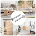 Șurub 2 pcs Zincat 5 x 40 mm Fier GartenMobel Dekor