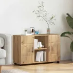 Bufet Stejar Artizanal 88,5 x 30,5 x 55,5 cm Lemn compozit GartenMobel Dekor