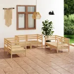 Set mobilier de grădină, 6 piese, lemn masiv de pin GartenMobel Dekor