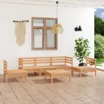 Set mobilier de grădină, 6 piese, lemn masiv de pin GartenMobel Dekor