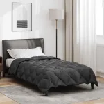 Duvet de iarnă Antracit 220 x 155 cm Microfibră GartenMobel Dekor