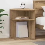 Masă laterală Stejar Artizanal 39,7 x 39,7 x 60 cm GartenMobel Dekor