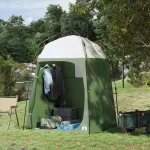 Cort de duș cu depozitare Verde 160 x 160 x 227 cm Oțel GartenMobel Dekor