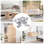 Șurub 10909 pcs Argintiu M6 x 12 mm Fier GartenMobel Dekor