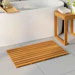 Covoraș de baie Simplu Maro 100 x 53 cm lemn GartenMobel Dekor