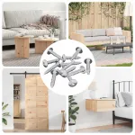 Cuie Auto-filetante 10976 pcs Zincat Oțel GartenMobel Dekor