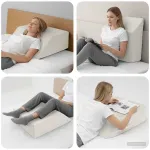 Pillow pentru Picioare Simplu Alb GartenMobel Dekor