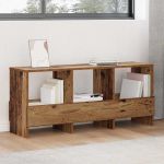 Raft pentru reviste Lemn vechi 102 x 30 x 45 cm GartenMobel Dekor