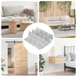 Suport 212 pcs Zincat 106 x 55 x 1,5mm Oțel GartenMobel Dekor