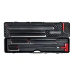 Set 5 gletiere profesionale, inox, 25, 40, 60, 80, 100 cm, suport, maner telescopic 0.9-1.43 m, rola gletuit, geanta, Ergoplast GartenVIP DiyLine