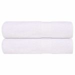 Prosoape de baie, FROGN, 2 buc., alb, 100x150 cm, 360 g/m² GartenMobel Dekor