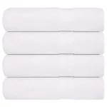 Prosoape de baie, FROGN, 4 buc., alb, 100x150 cm, 360 g/m² GartenMobel Dekor