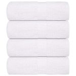 Prosoape de baie, FROGN, 4 buc., alb, 30x30 cm, 360 g/m² GartenMobel Dekor