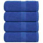 Prosoape de baie, FROGN, 4 buc., albastru, 30x30 cm, 360 g/m² GartenMobel Dekor