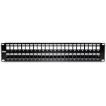 Patch Panel ecranat 48 porturi blank keystone 2U - TRENDnet TC-KP48S SafetyGuard Surveillance