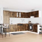 Dulap baza chiuvetă Porto Maro 80 x 46 x 81,5 cm Lemn compozit GartenMobel Dekor