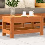 Taburet de grădină, maro ceruit, 62x30x32 cm, lemn masiv pin GartenMobel Dekor