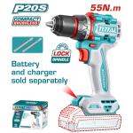 TOTAL - MASINA DE GAURIT - 20V - 55N.m MOTOR FARA PERII (NU INCLUDE ACUMULATOR) PowerTool TopQuality