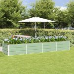 Jardinieră Verde 320 x 80 x 45 cm Oțel GartenMobel Dekor