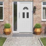 Jardinieră 2 pcs Ruginit 50 x 50 x 40 cm GartenMobel Dekor