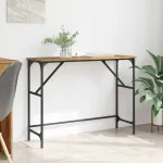 Masă de consolă Lemn vechi 100 x 32 x 75 cm Lemn compozit GartenMobel Dekor