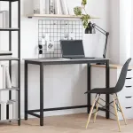 masă Gri Sonoma 80 x 50 x 76,5 cm Lemn ingineresc și oțel GartenMobel Dekor