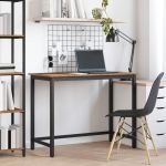 masă Lemn vechi 80 x 50 x 76,5 cm Lemn ingineresc și oțel GartenMobel Dekor