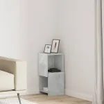 Dulap de colț Alb 25,5x25x55cm Lemn compozit GartenMobel Dekor