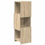 Dulap de colț Alb 25,5x25x80cm Lemn compozit GartenMobel Dekor