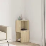 Dulap de colț Alb 30,5x30x65cm Lemn compozit GartenMobel Dekor