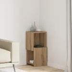 Dulap de colț Alb 30,5x30x65cm Lemn compozit GartenMobel Dekor