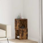 Dulap de colț Alb 30,5x30x65cm Lemn compozit GartenMobel Dekor