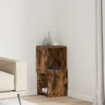 Dulap de colț Alb 30,5x30x65cm Lemn compozit GartenMobel Dekor