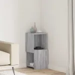 Dulap de colț Alb 30,5x30x65cm Lemn compozit GartenMobel Dekor
