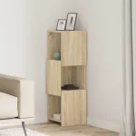 Dulap de colț Alb 30,5x30x95cm Lemn compozit GartenMobel Dekor