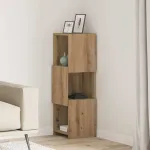Dulap de colț Alb 30,5x30x95cm Lemn compozit GartenMobel Dekor