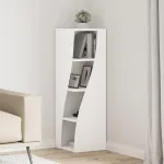 Dulap de colț Alb 32x32x102cm Lemn compozit GartenMobel Dekor
