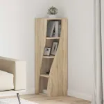 Dulap de colț Alb 32x32x102cm Lemn compozit GartenMobel Dekor