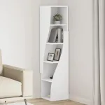Dulap de colț Alb 32x32x140cm Lemn compozit GartenMobel Dekor