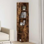 Dulap de colț Alb 32x32x140cm Lemn compozit GartenMobel Dekor