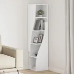 Dulap de colț Alb 32x32x140cm Lemn compozit GartenMobel Dekor