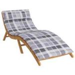 Perna de șezlong pentru soare Gri 178 x 60 x 4 cm Tafeta Oxford GartenMobel Dekor