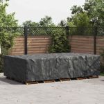 Husă pentru mobilă Simplu Negru 315 x 180 x 74 cm 600D GartenMobel Dekor