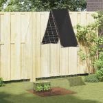 Custodie pentru iepuri Argintiu 100 x 100 x 210 cm GartenMobel Dekor