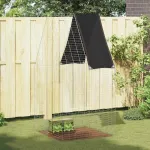 Custodie pentru iepuri Argintiu 100 x 100 x 210 cm GartenMobel Dekor