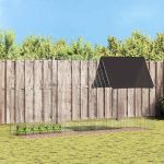 Custodie pentru iepuri Argintiu 400 x 100 x 210 cm GartenMobel Dekor