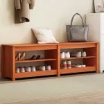 Bancă pentru pantofi cu raft Maroniu cerat 160 x 36,5 x 50 cm GartenMobel Dekor